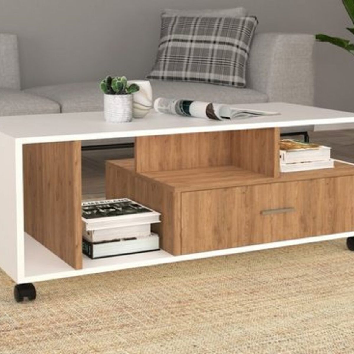 TU MESITA - Mesa de Centro moderna Eira BlancoDuna TU MESITA