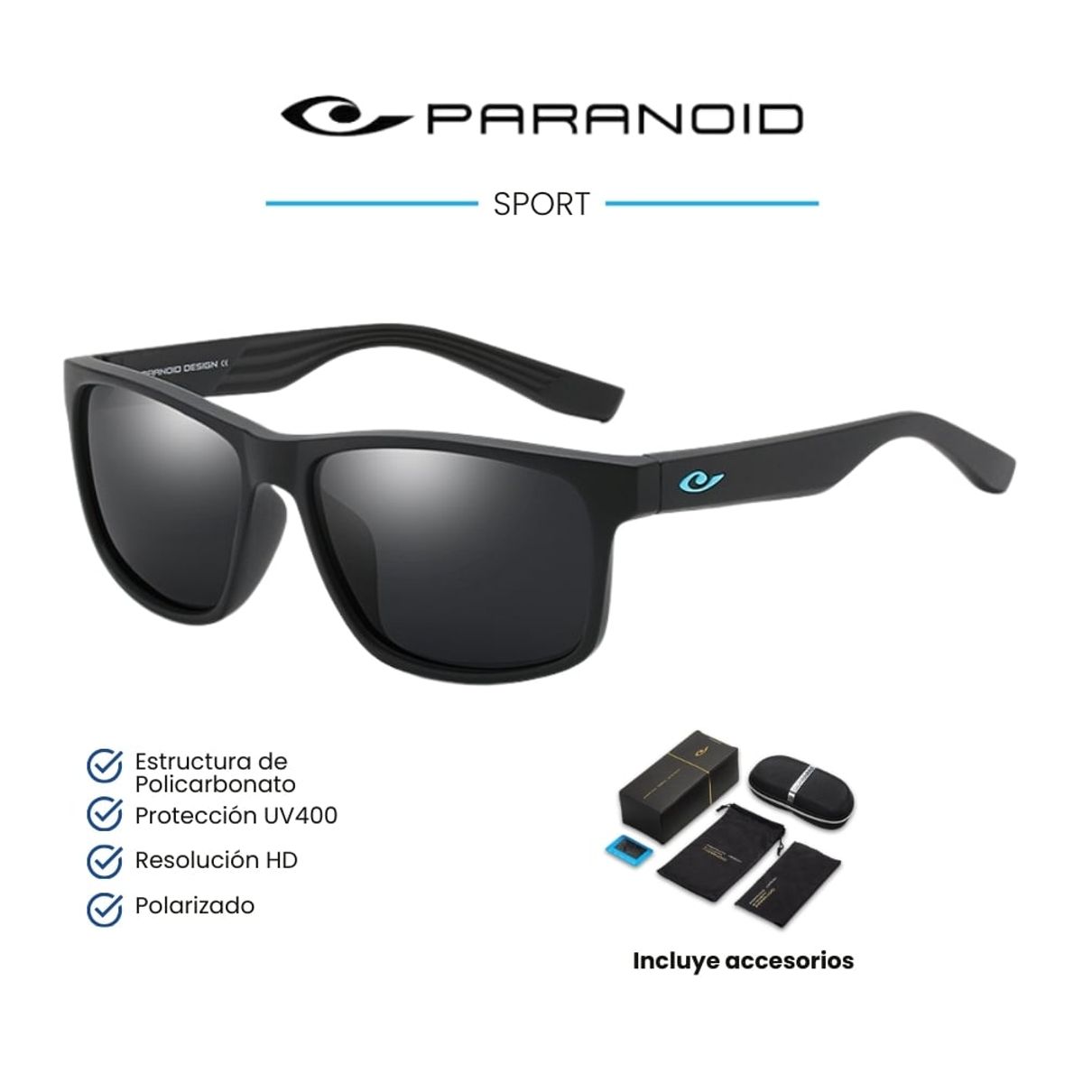 GENERICO - Lentes de Sol PARANOID Sport - Polarizados - UV400