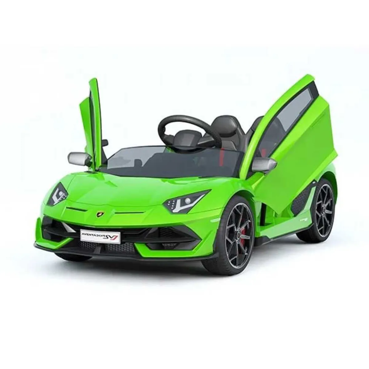 LAMBORGHINI - Carro a Bateria para Niños Lamborghini Aventador svj Verde