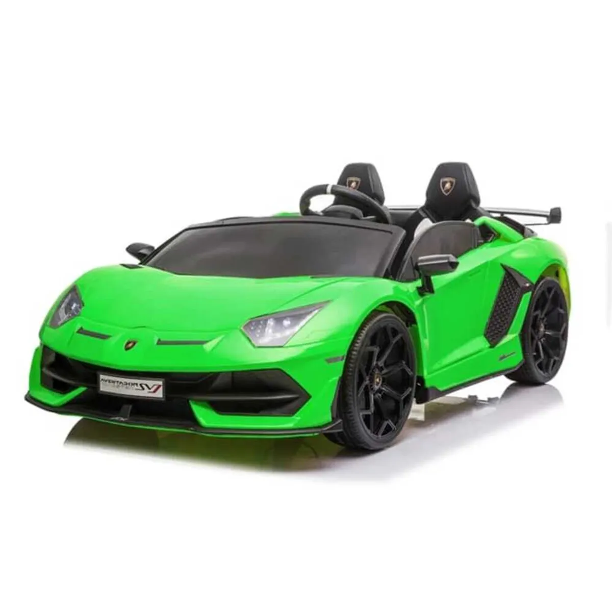 LAMBORGHINI - Carro a Bateria para Niños Lamborghini Aventador svj Verde
