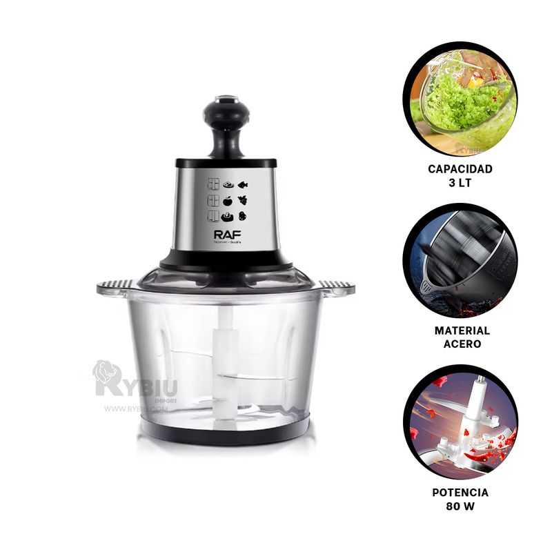 RYBIU IMPORT - Picador de Alta Potencia de 3L en Negro Y+Gift Stickers