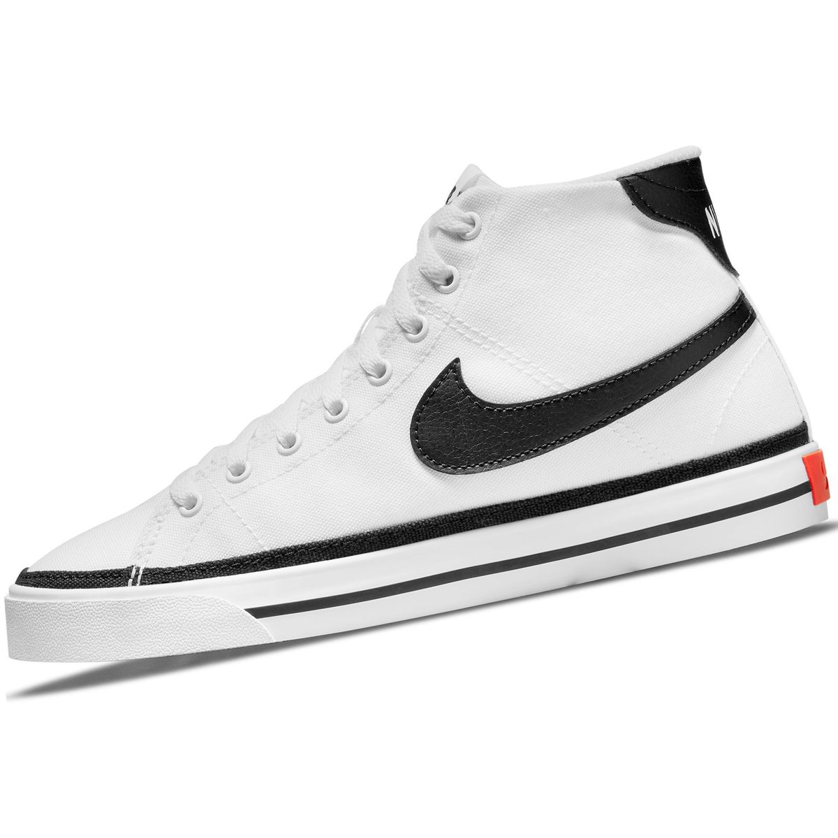 NIKE - Zapatilla Nike Mujer W Court Legacy Cnvs Mid - DD0161-100