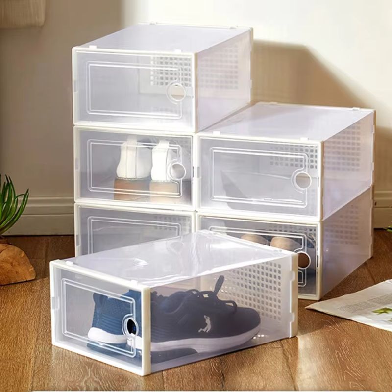 GENERICO - Set x 10 Cajas De ABS Con Rejilla - Blanco