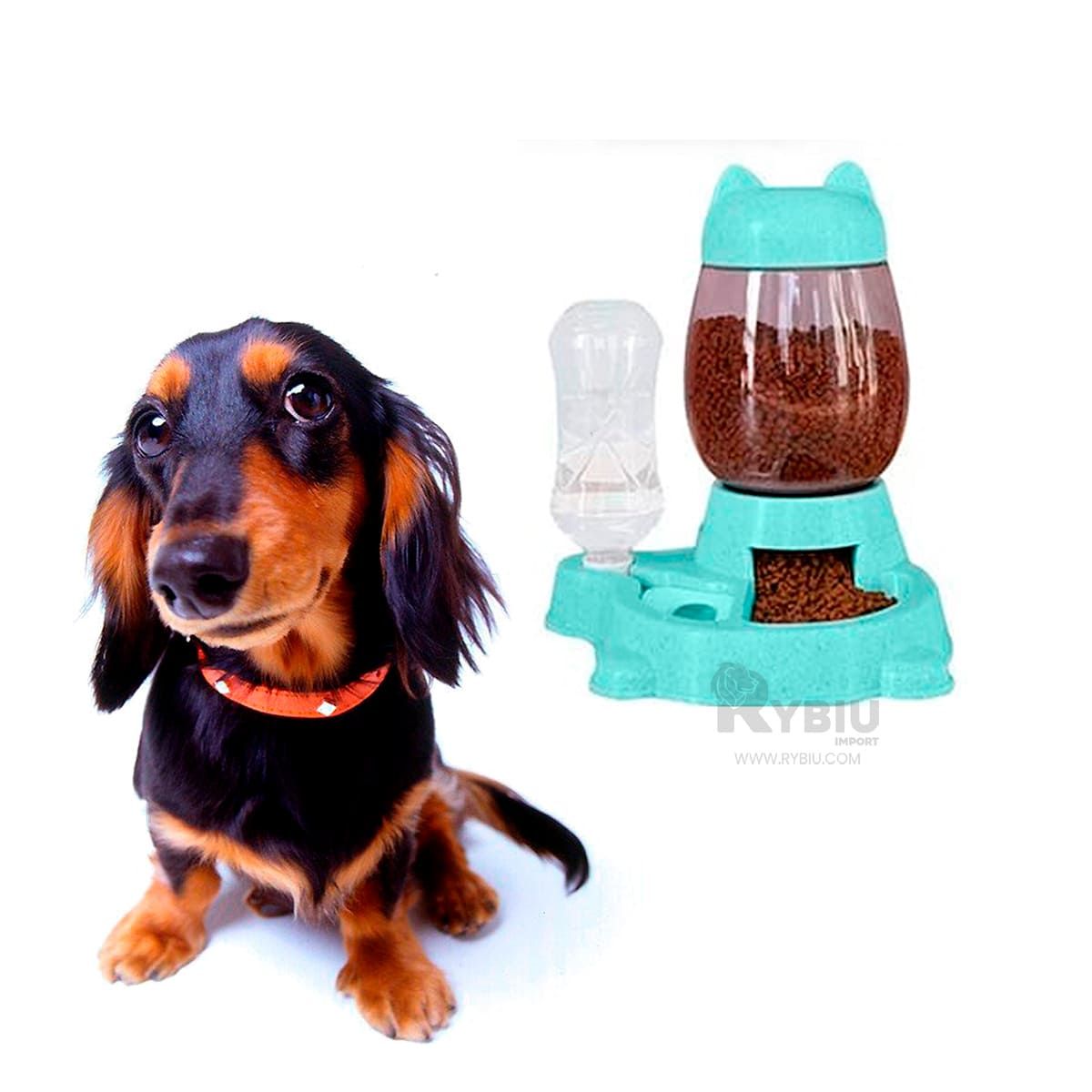 GENERICO - Plato Alimentador Funcional de Color Celeste Y+Agendita