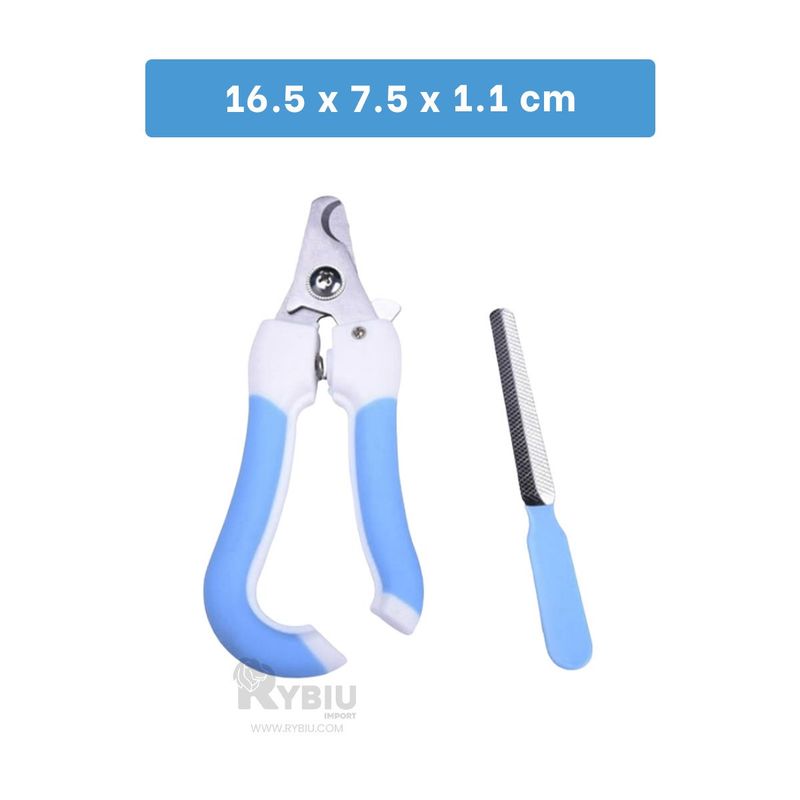 RYBIU IMPORT - Alicate para Uñas Tamaño Grande Azul Y+Post-it Adhesivos