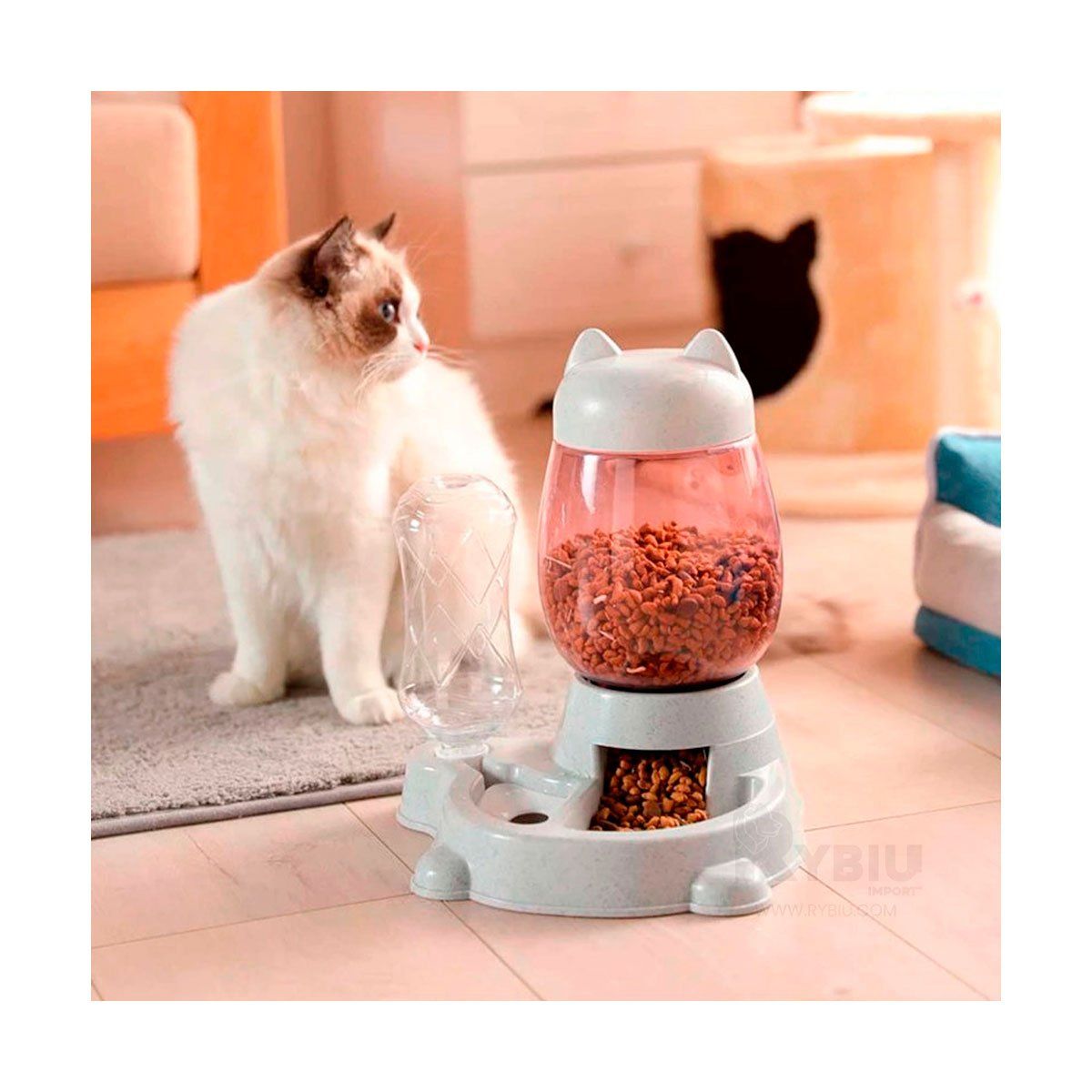 RYBIU IMPORT - Dispensador Innovador de Tono Blanco Y+Banderitas adhesivas