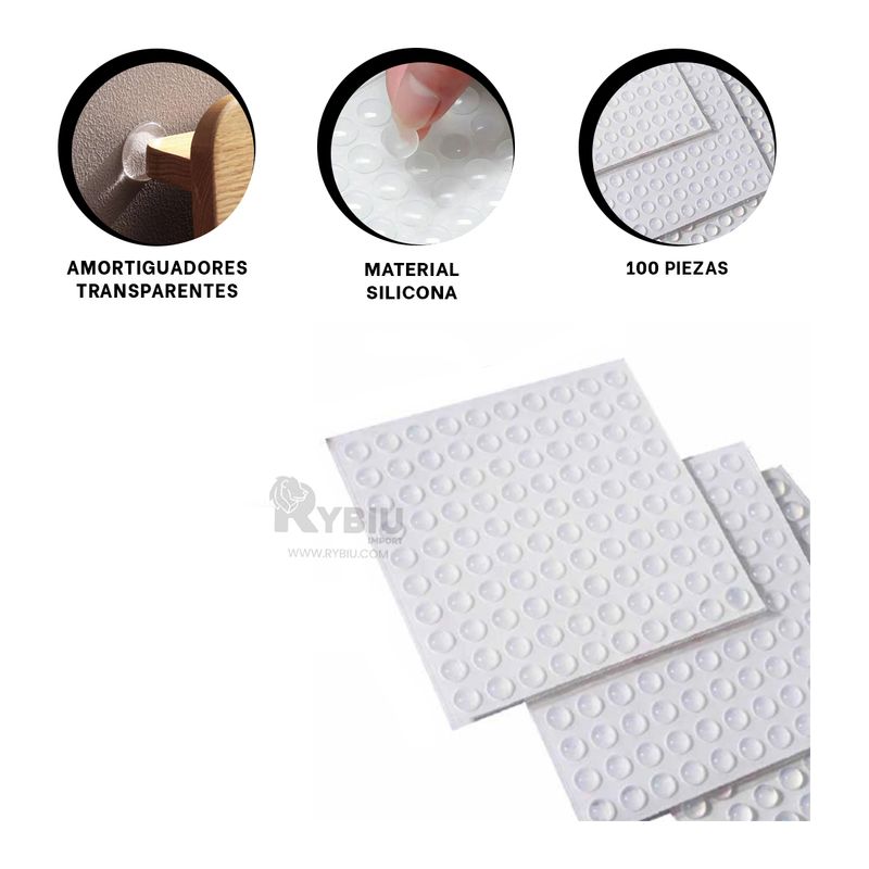 RYBIU IMPORT - Protector para Reducir Ruido Transparente Y+Regalo Agendita