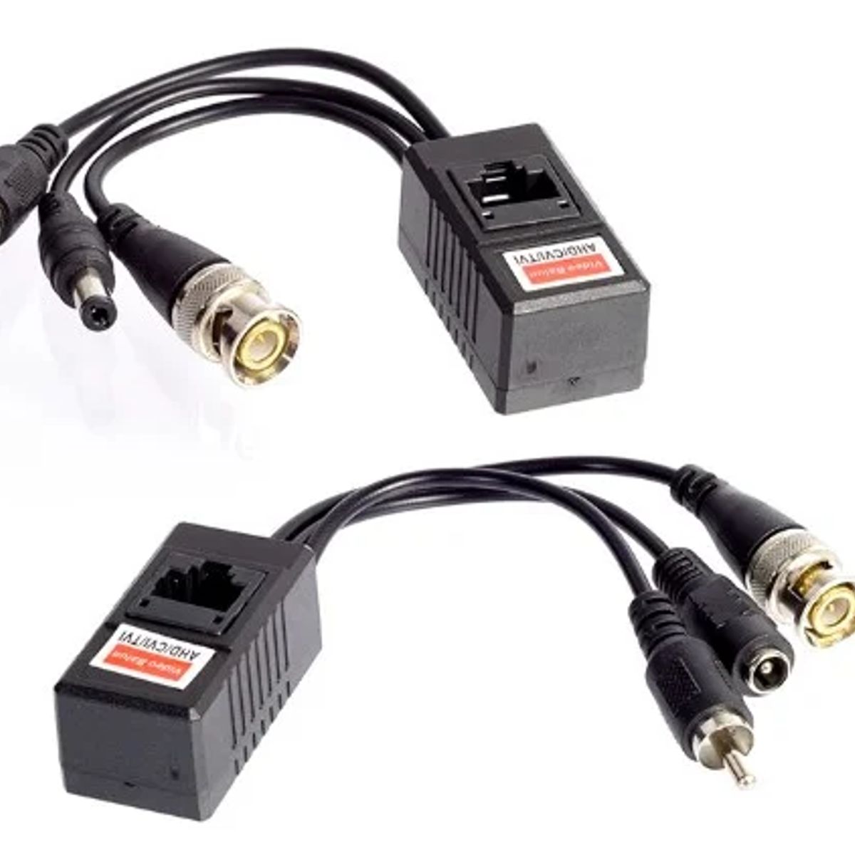 GENERICO - VIDEO BALUN CON CON ENTREDA RJ45 AHD/CVI/TVI/CVBS PACK DE 2 UNIDADES