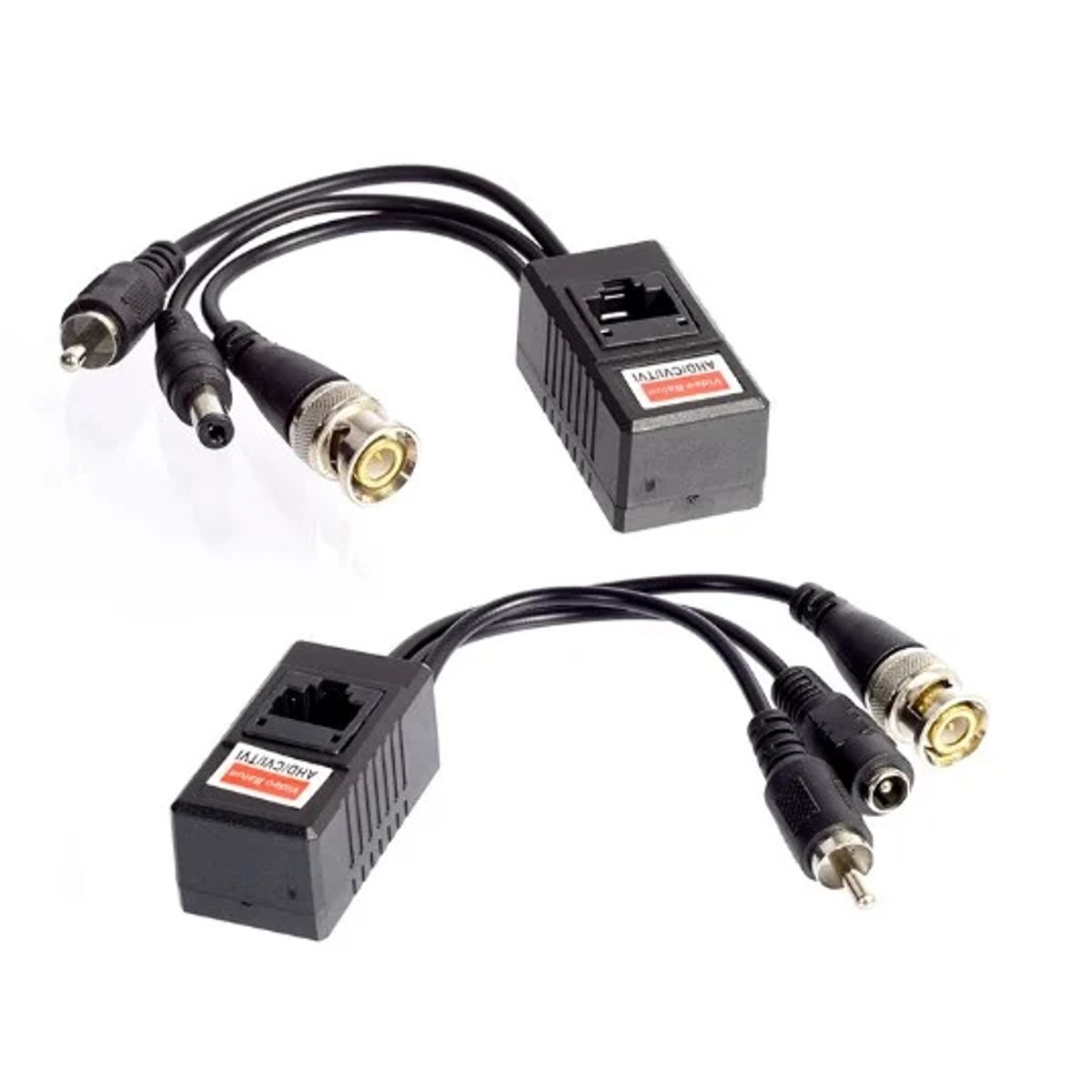 GENERICO - VIDEO BALUN CON CON ENTREDA RJ45 AHD/CVI/TVI/CVBS PACK DE 2 UNIDADES