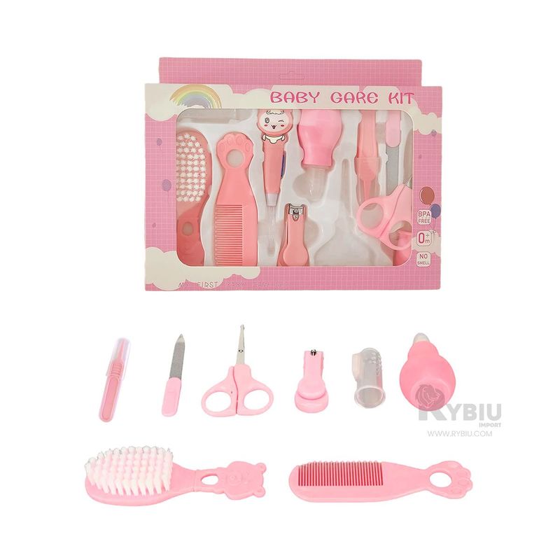 GENERICO - Pack Multiuso de 10 Piezas de Bebes Rosado Y+Gift Stickers