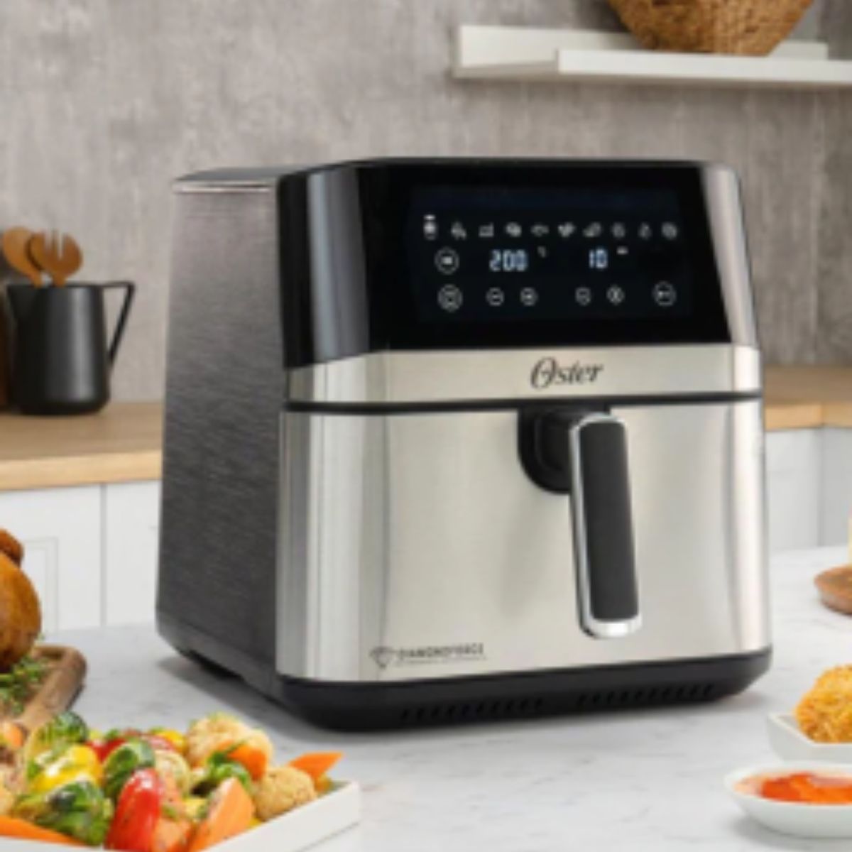 OSTER - Freidora de Aire Digital 7.5 Lts Oster CKSTAF75DSSDF