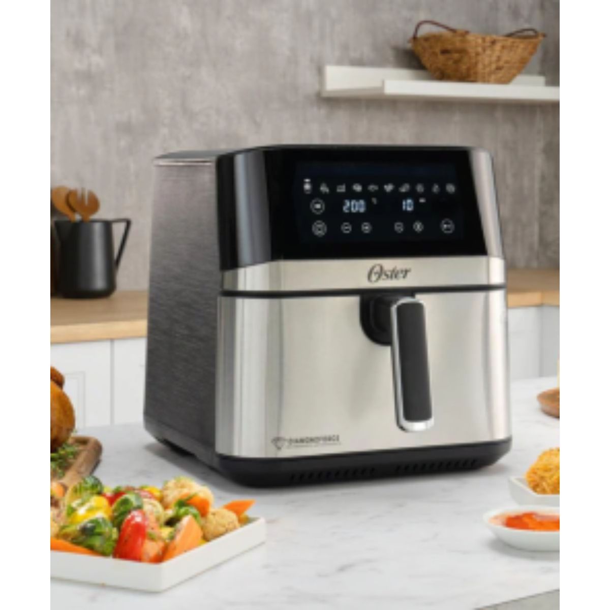 OSTER - Freidora de Aire Digital 7.5 Lts Oster CKSTAF75DSSDF