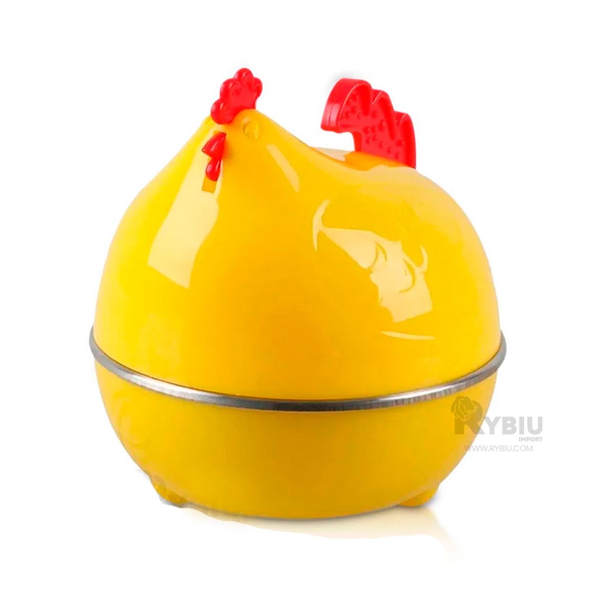 RYBIU IMPORT - Gallina Hervidora Moderna de Huevos en Color Amarillo