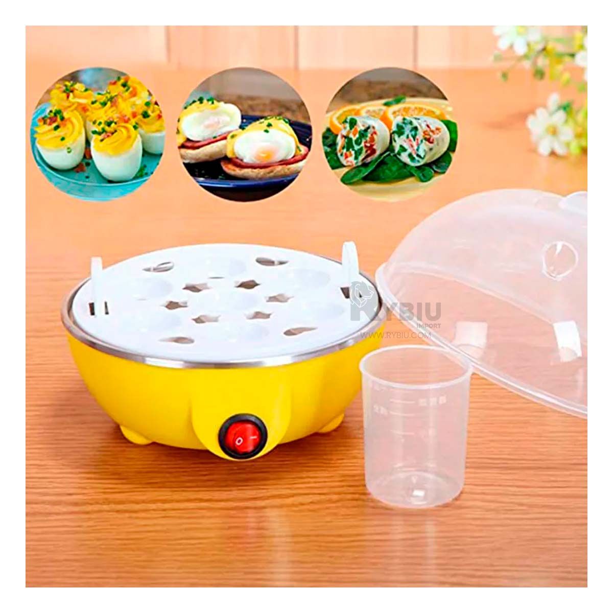 RYBIU IMPORT - Gallina Innovadora para Huevos de Amarillo Y+Regalo Agendita