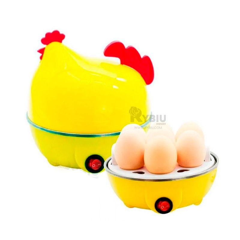 RYBIU IMPORT - Maquina para Escalfar Huevos de Amarillo Y+Regalo Stickers