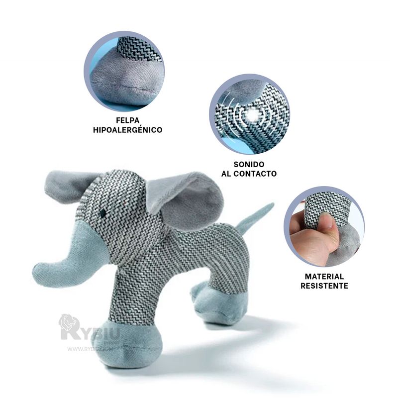 GENERICO - Juguete con Estilo de Elefante Plomo Y+Envoltorio de Regalo
