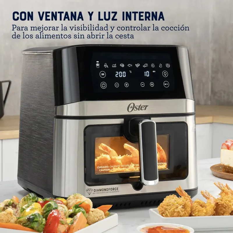OSTER - Freidora de Aire Digital 7.5L Oster® CKSTAF75WDSSDF 053