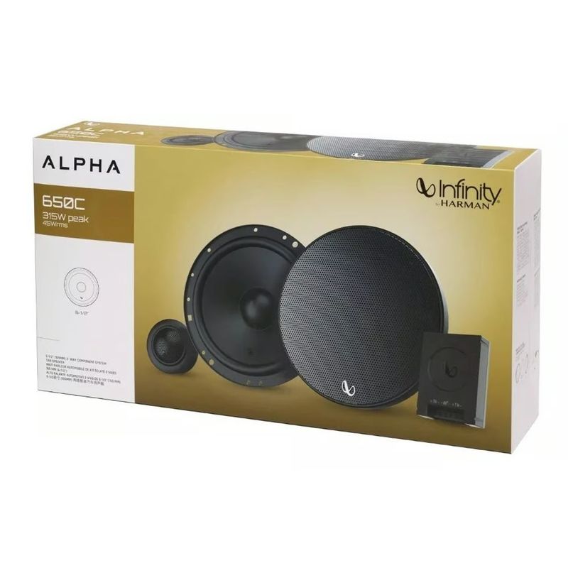 INFINITY - Componentes Para Carro Infinity Alpha 650c 315 Wat