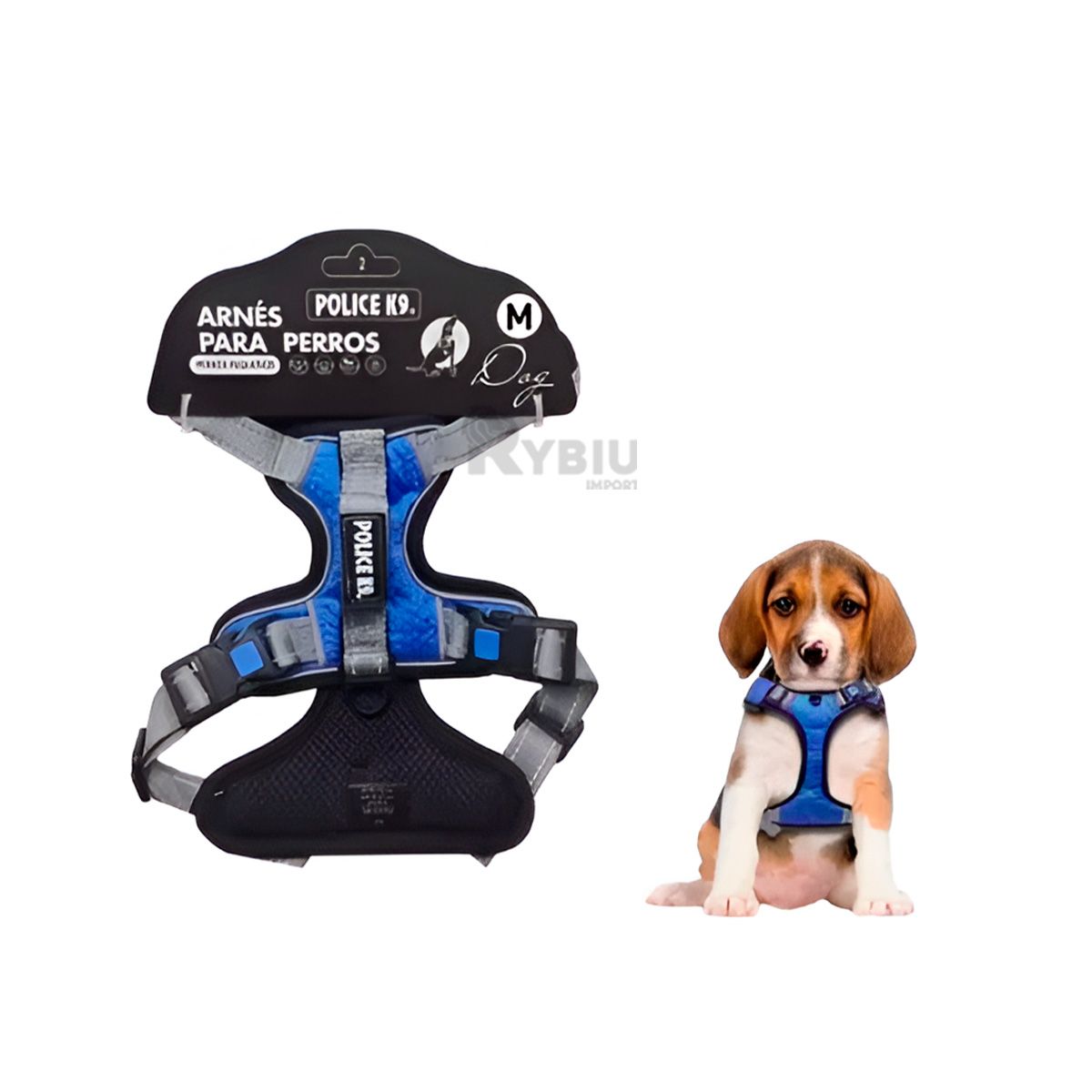 GENERICO - Pechera para Perro Atractivo Talla S Azul Y+Regalo Stickers