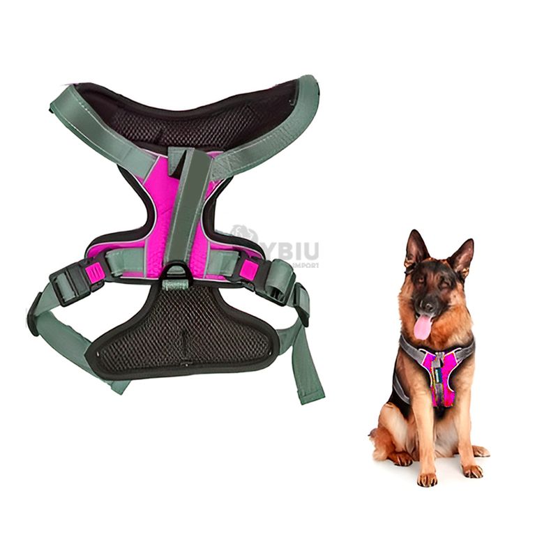 GENERICO - Arnes para Pasear Perritos Fucsia Y+Regalo Agendita