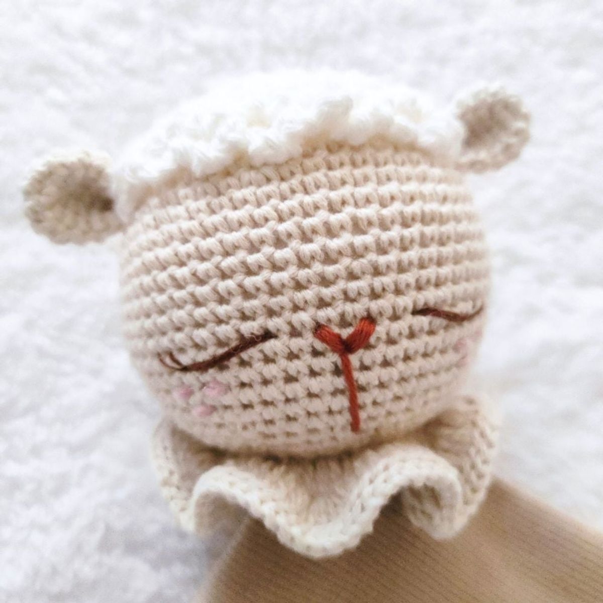 BE CRAFTY - Manta de Apego Juguete Oveja Algodón Antialérgico Bebé +6M