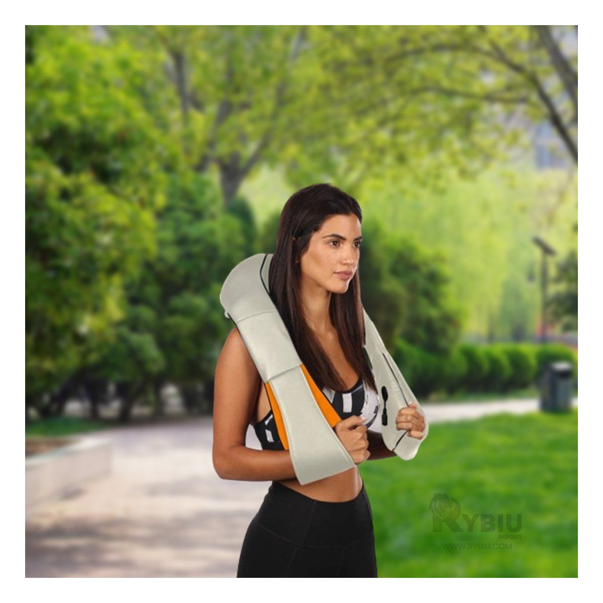 GENERICO - Masajeador Antiestres en Tono Anaranjado Y+Regalo Agendita