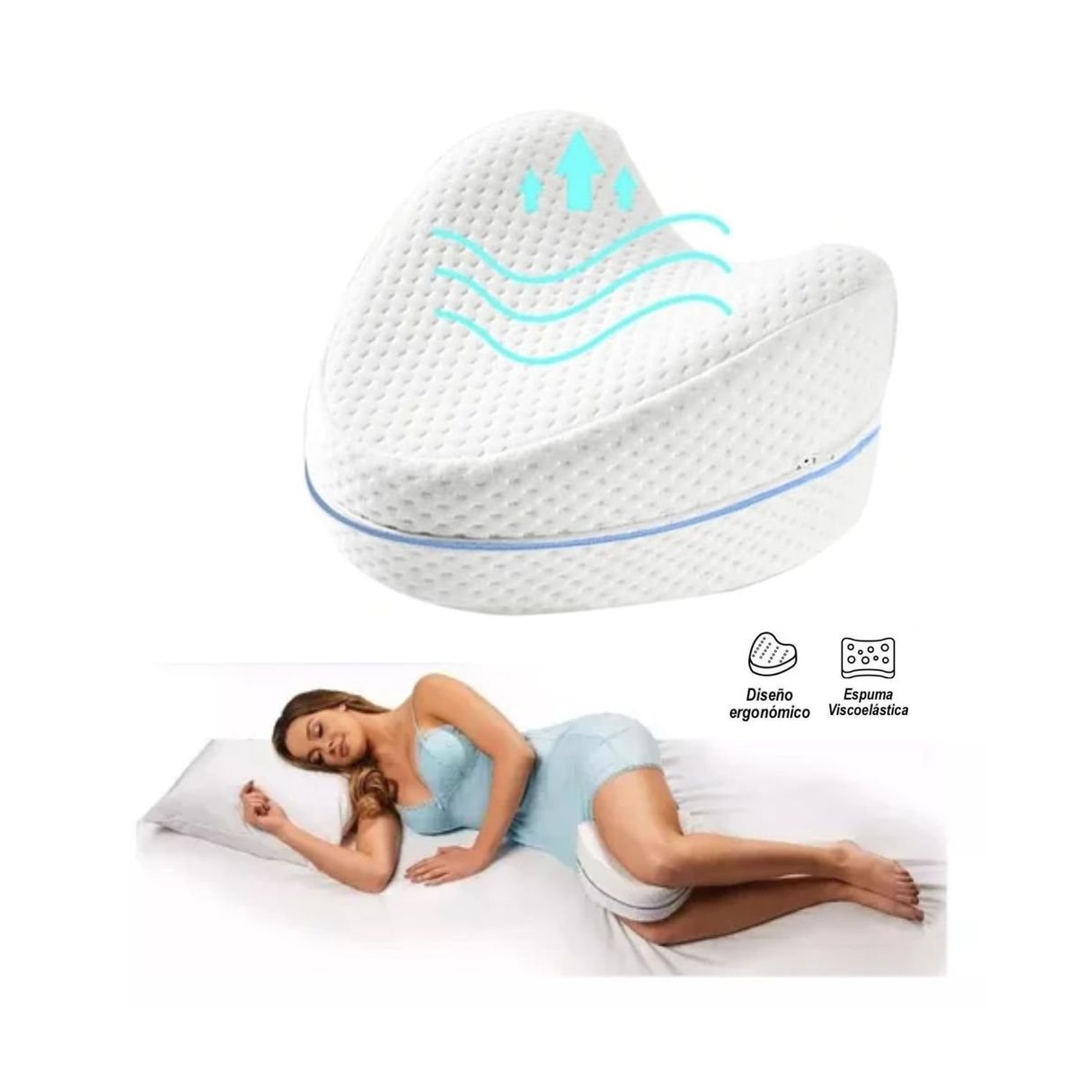 OEM - Almohada Cojin de Espuma  para Piernas y Rodillas.