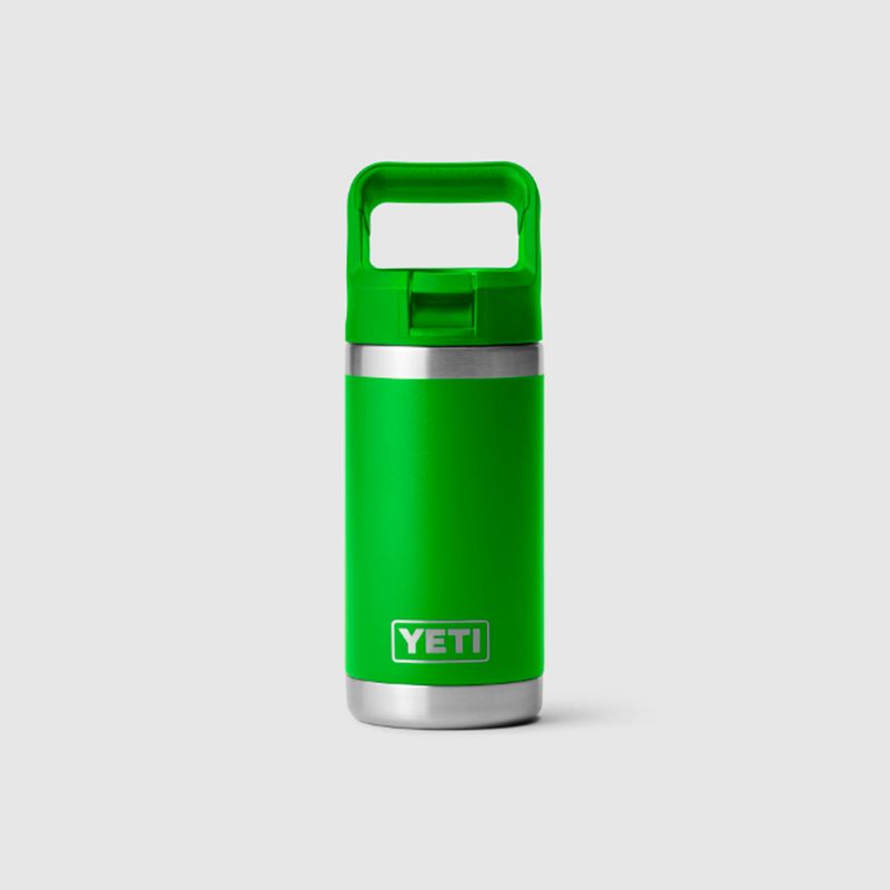 YETI - Botella de 12 oz (355 ml) para Niños / Tapa pico con sorbete color Canopy green