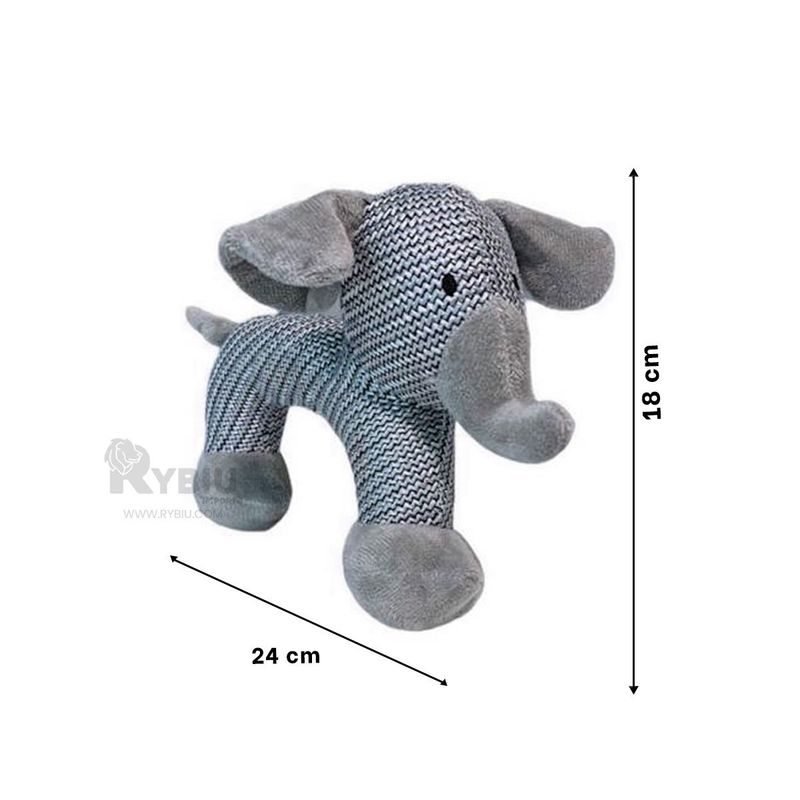 GENERICO - Peluche Ideal para Animales en Matiz Plomo Y+Papel de Regalo