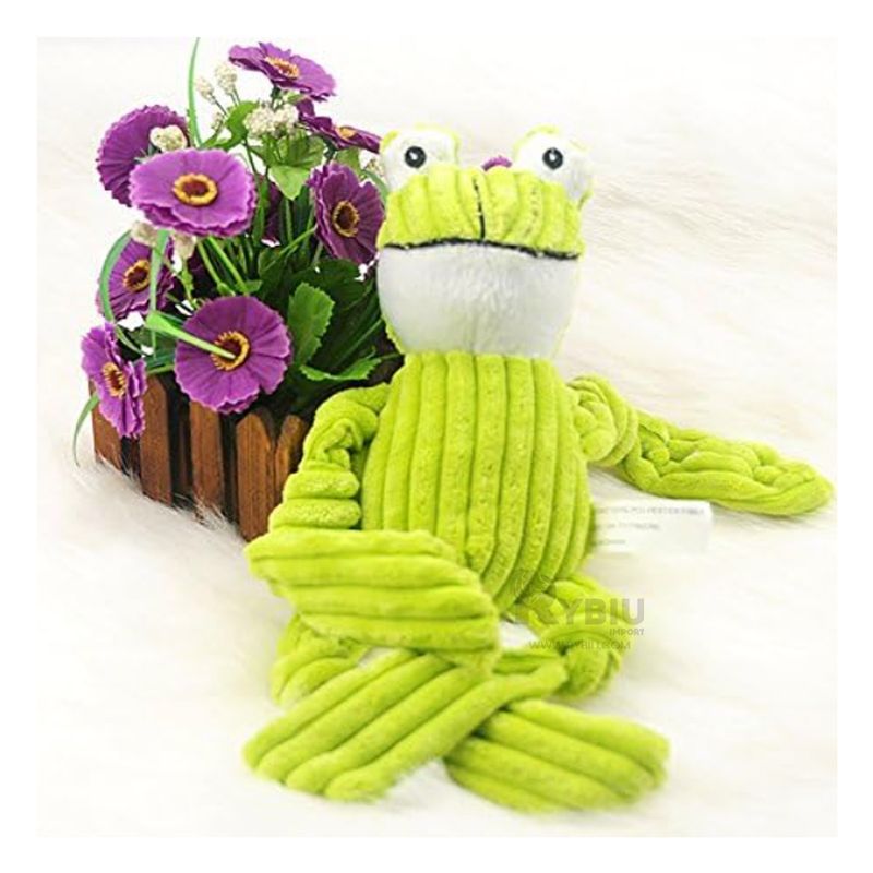 RYBIU IMPORT - Peluche Didactico de Sapo Verde Limon Y+Papel de Regalo