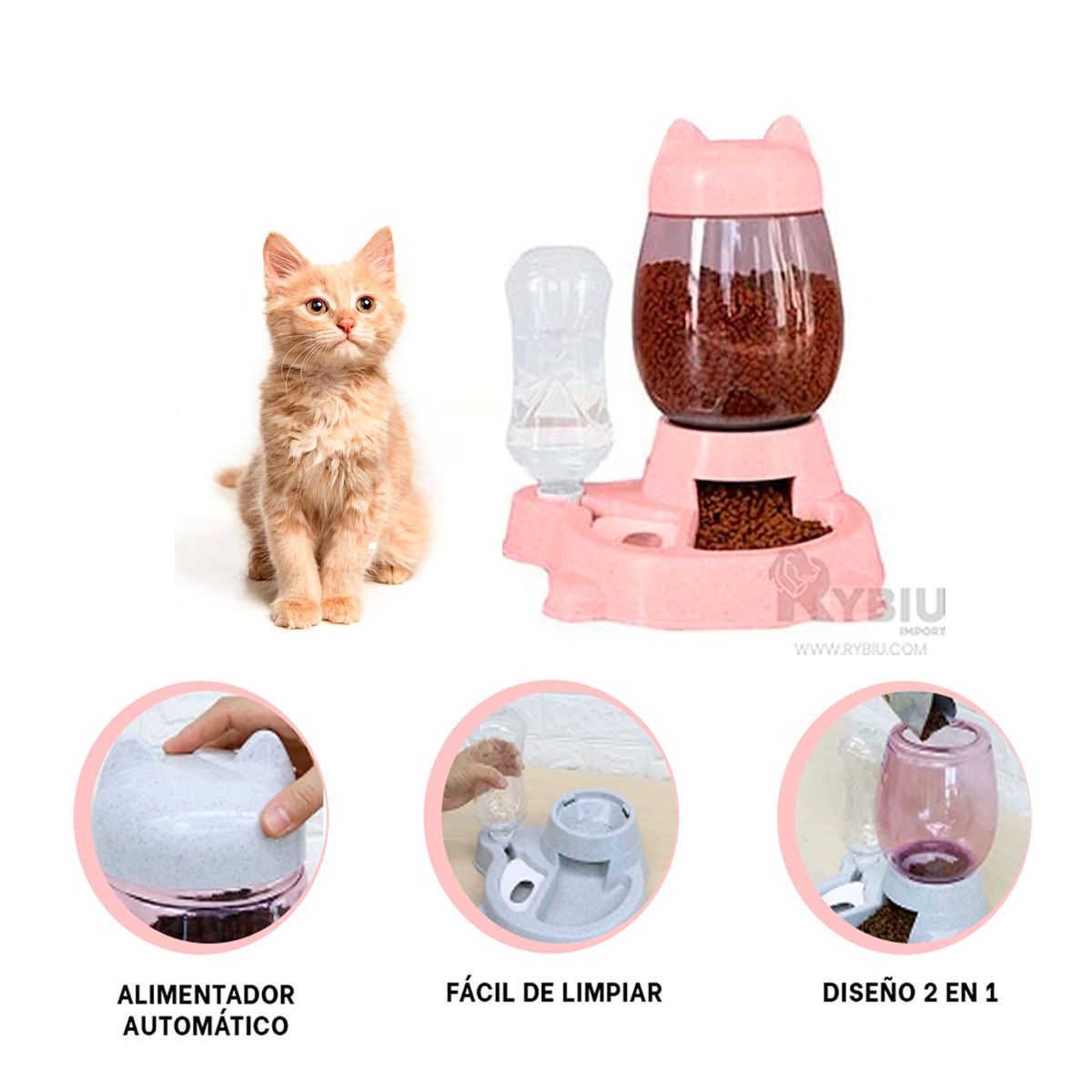 GENERICO - Plato Dinamico y Funcional de Color Rosado Y+Agendita