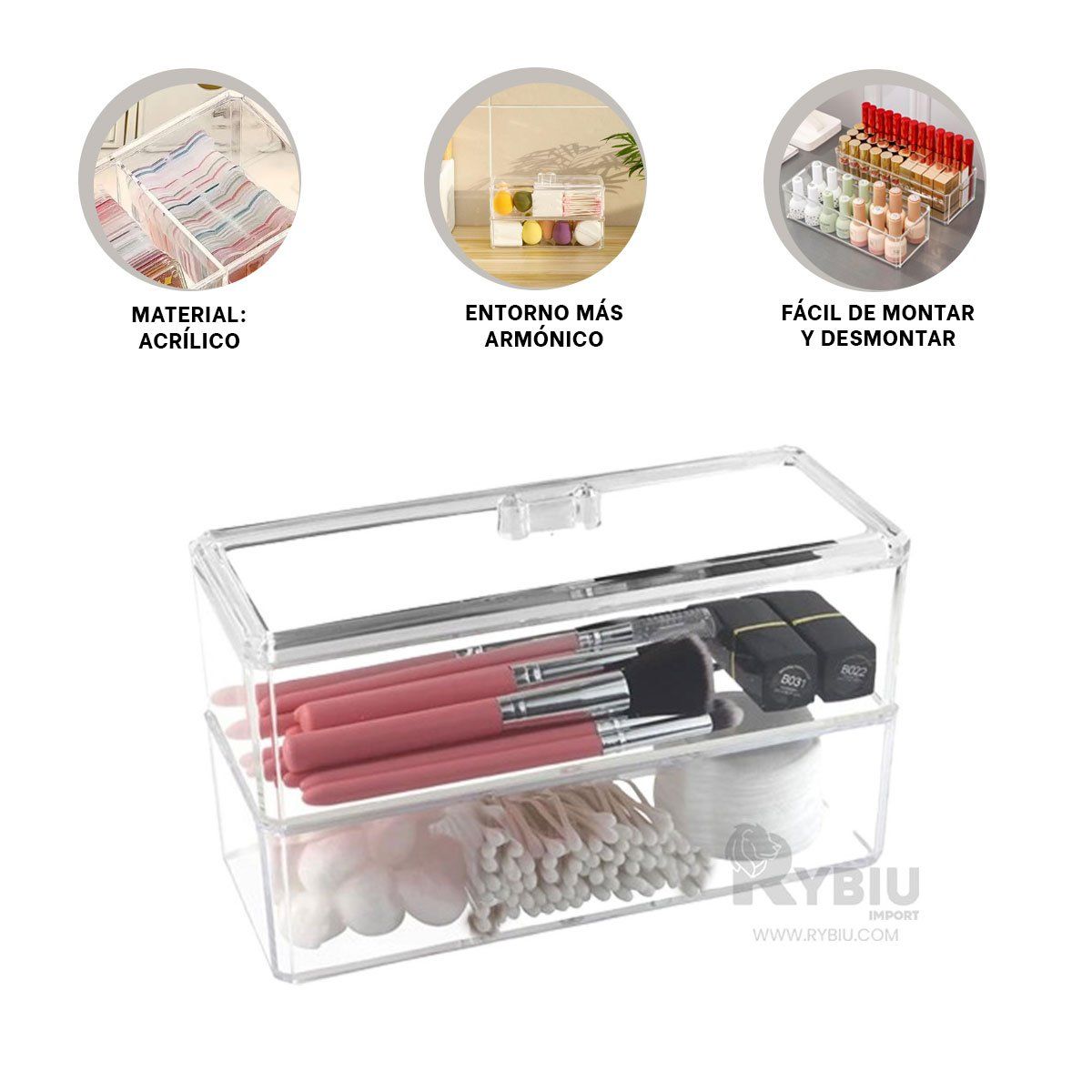 GENERICO - Organizador Practico de 2 Espacios Y+Gift MiniAgenda