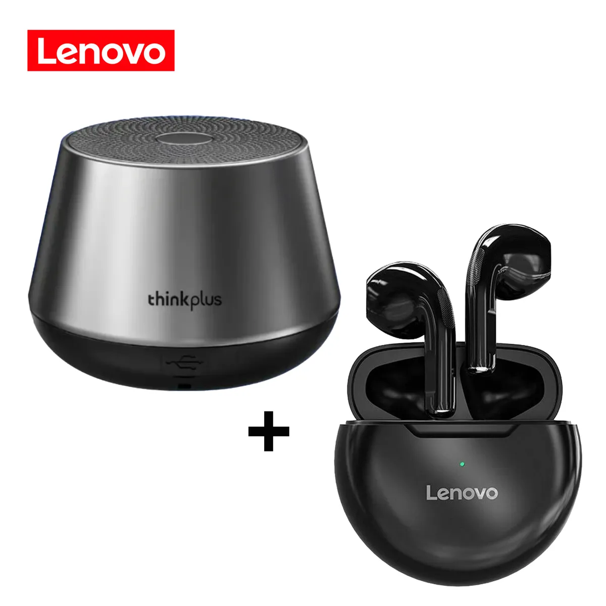 LENOVO - Combo Lenovo K3 Pro + Audífonos Inalámbricos HT38 Negro BT 5.0