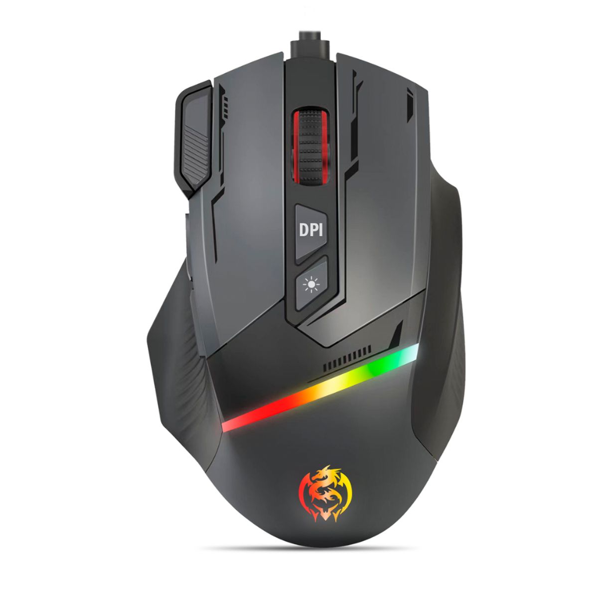 CYBERTEL - Mouse Cybertel Gamer Killer CBX M600 USB RGB 7200DPI Negro