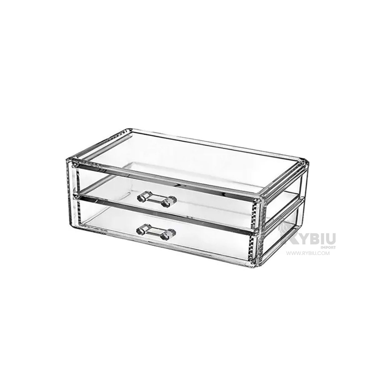 GENERICO - Caja Espaciosa de Maquillaje Transparente Y+Papel de Regalo