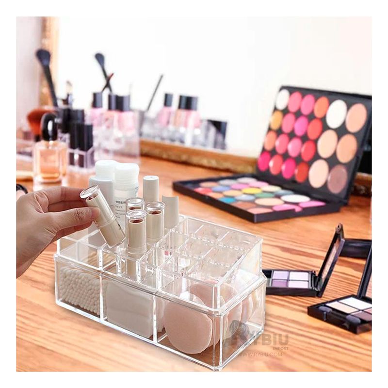 GENERICO - Estuche Organizador Labiales Transparente Y+Gift MiniAgenda