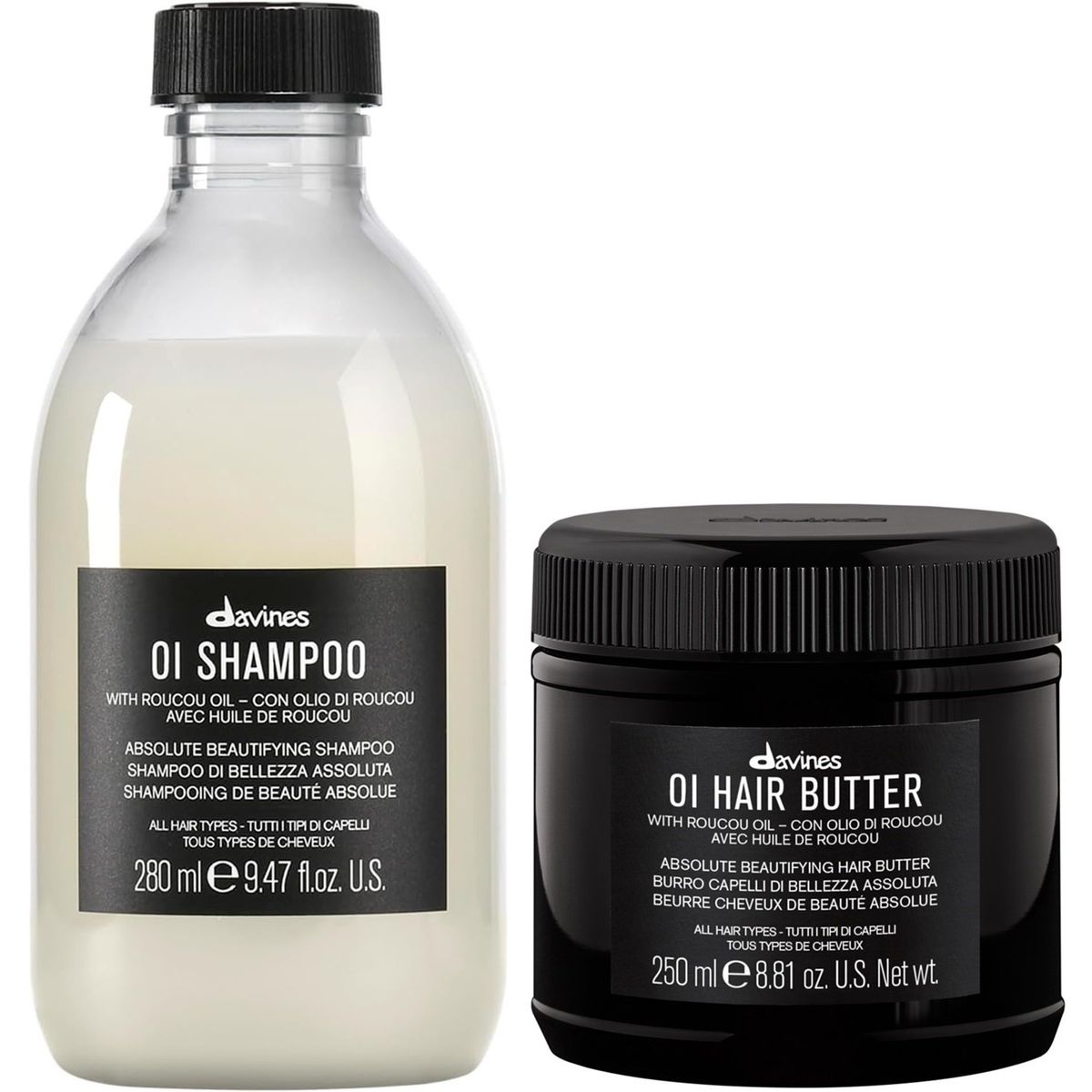 DAVINES - Shampoo Antioxidante 280ml + Hair Butter Davines OI