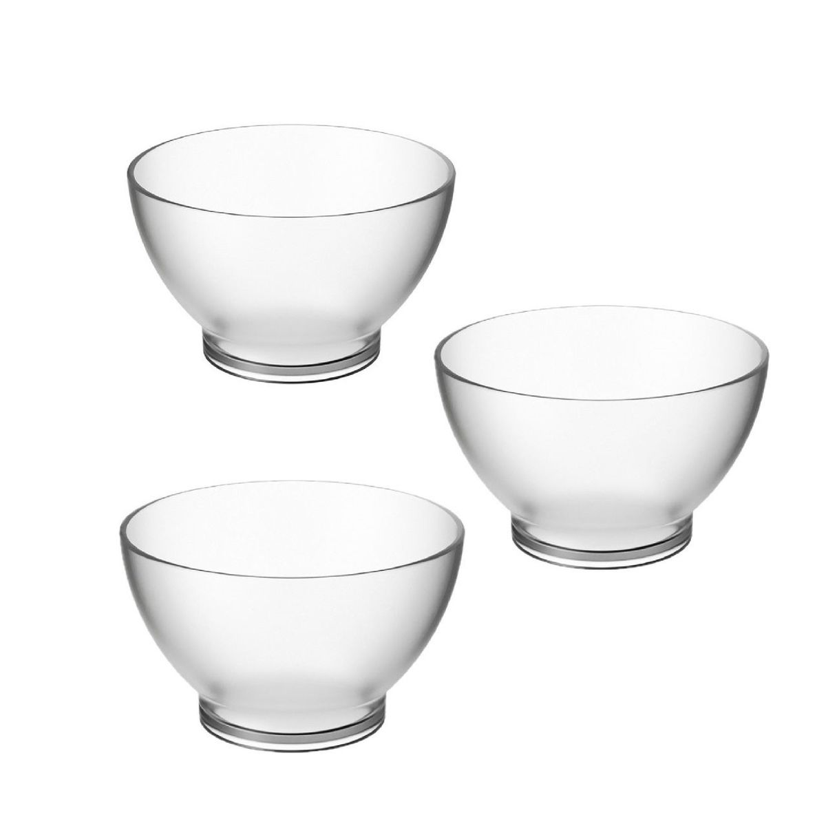 COZA - Juego de Bowls 3 Piezas Coza Cozy Cristal