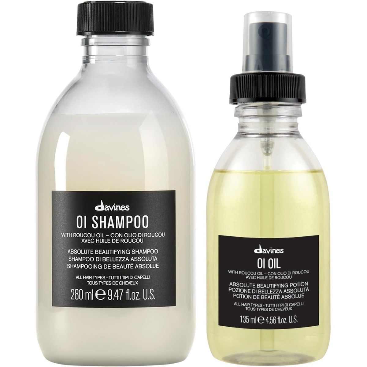 DAVINES - Shampoo Antioxidante 280ml + Oil 135ml Davines OI