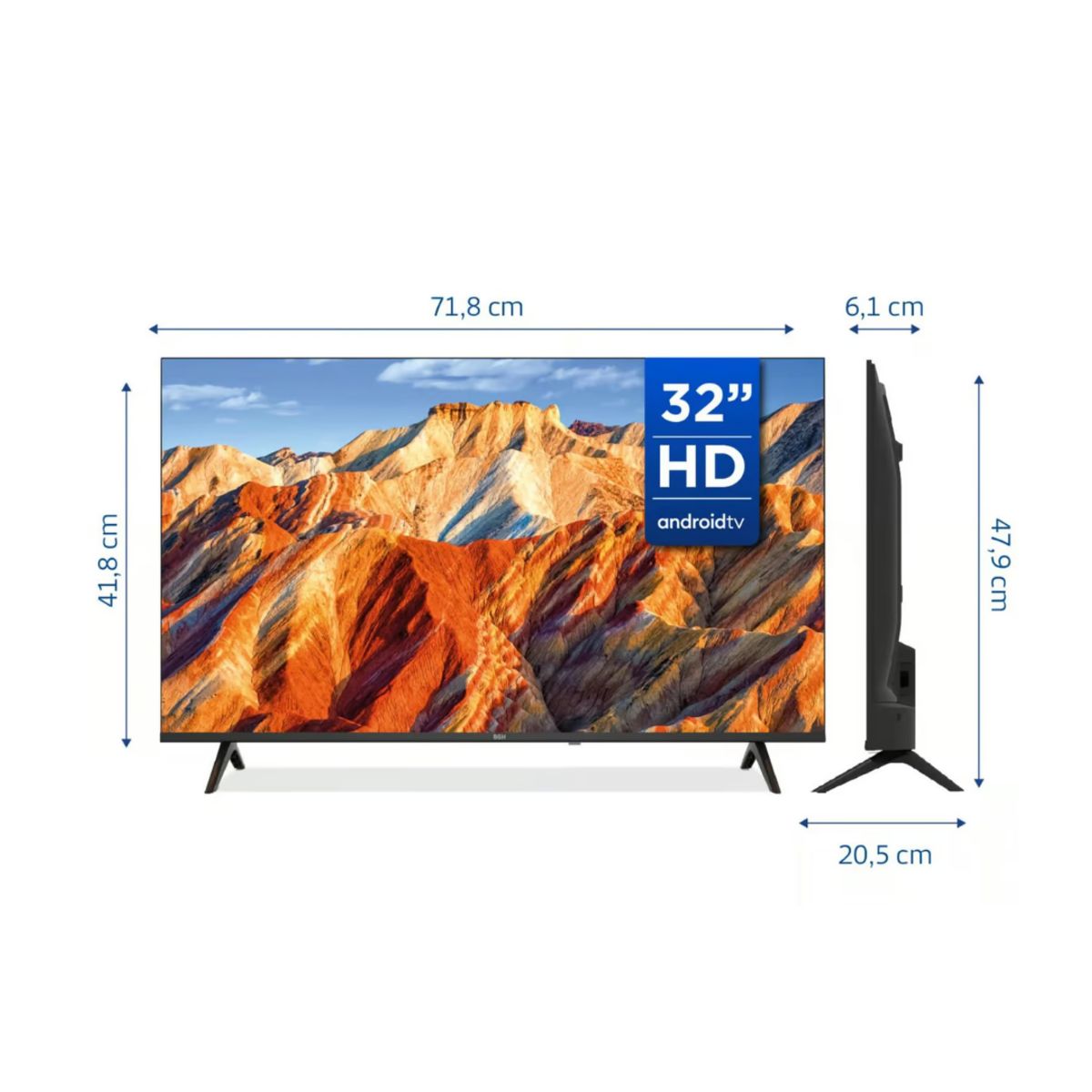 BGH - Televisor BGH de 32 Pulgadas 4K Smart Tv B3224K5AIP