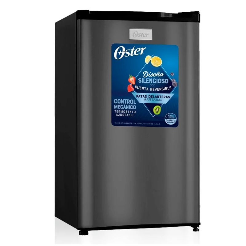 OSTER - Frigobar Oster 85L negro inox OS PMBME92BB