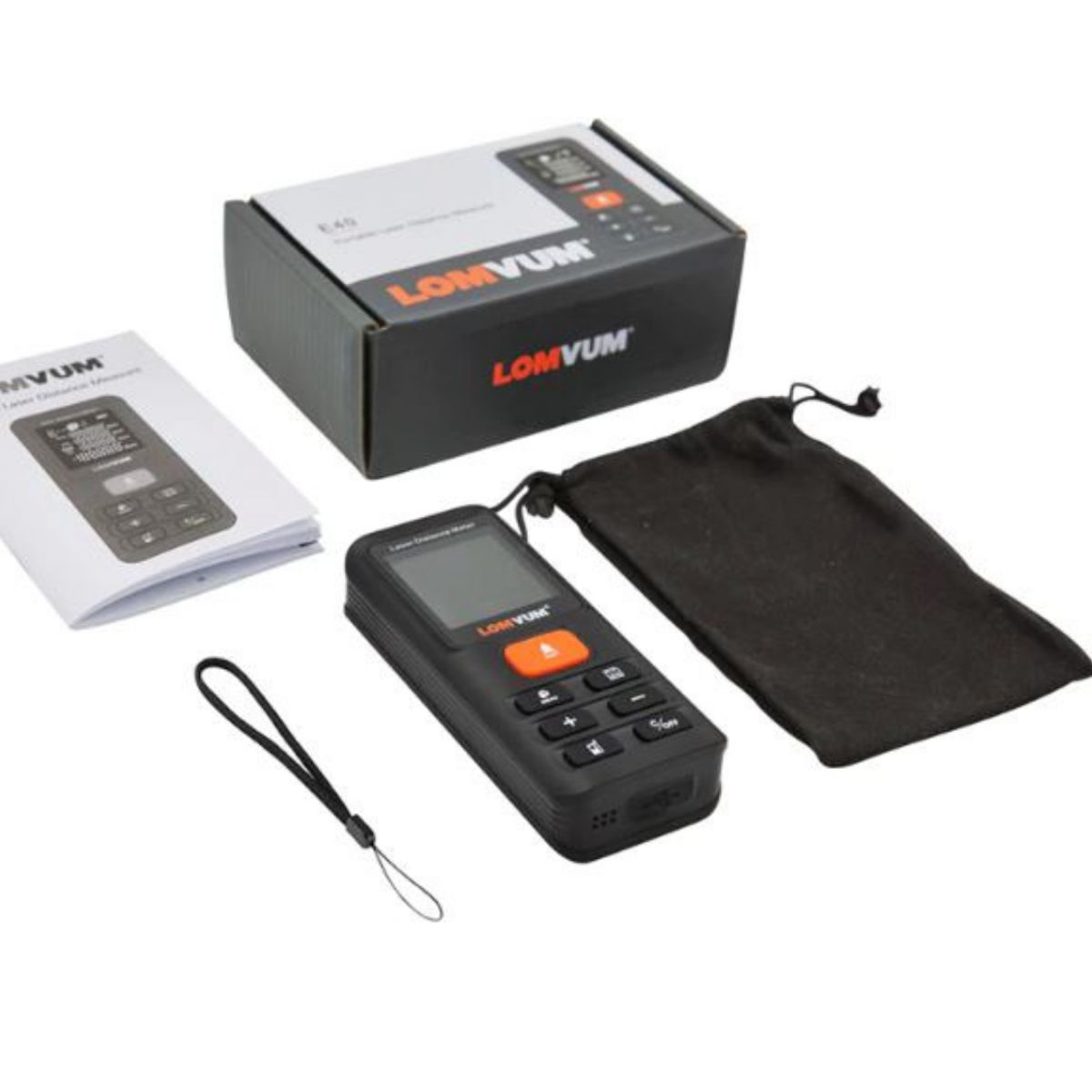 LOMVUM - Wincha Laser Digital Distanciometro Lomvum De 120 metros