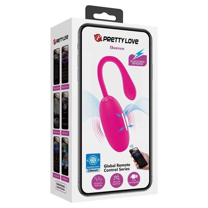 PRETTY LOVE - Vibrador a Distancia Premium Doreen Silicona + App + Electric Shock