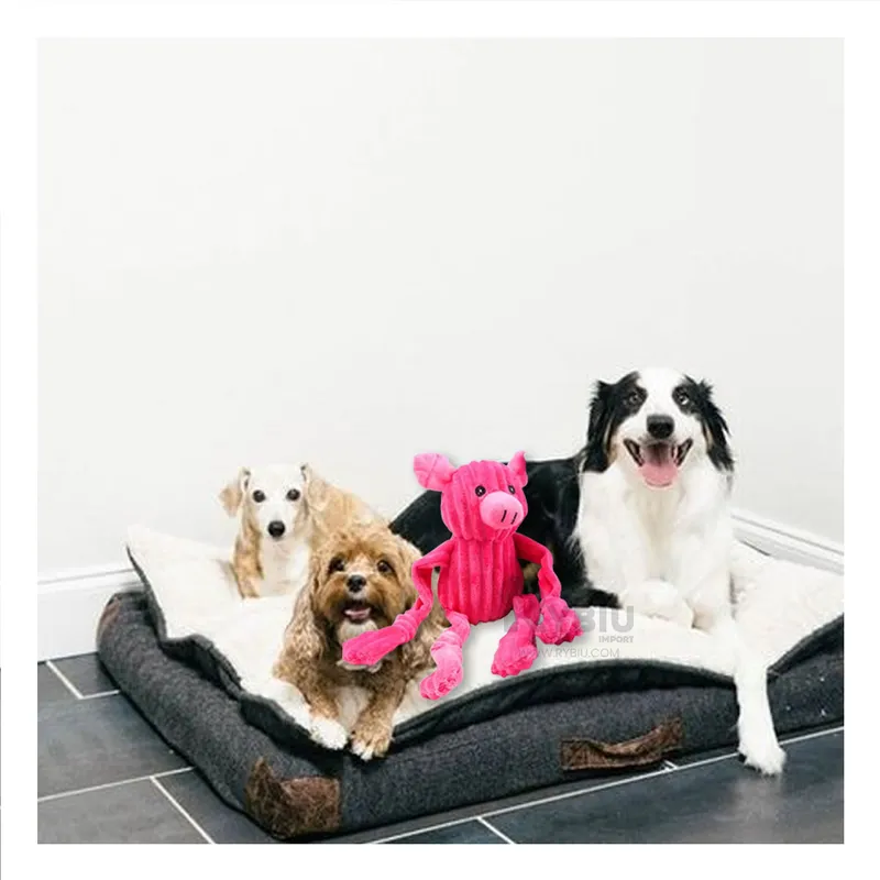 GENERICO - Peluche en Forma de Chancho Resistente en Color Rosado