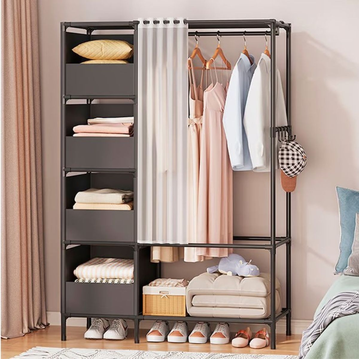 GENERICO - ESTANTE ORGANIZADOR DE ROPA MULTIFUNCIONAL