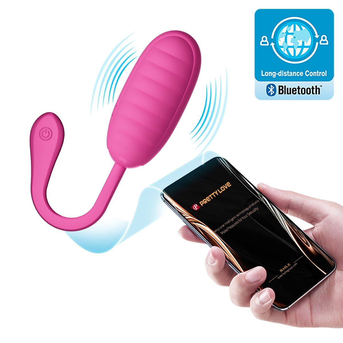 PRETTY LOVE - Vibrador a Distancia Catalina Control App Silicona Médica Super Suave
