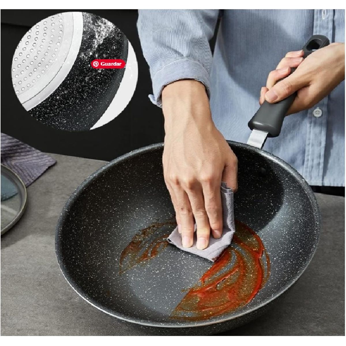 GENERICO - Wok Antiadherente 28 cm