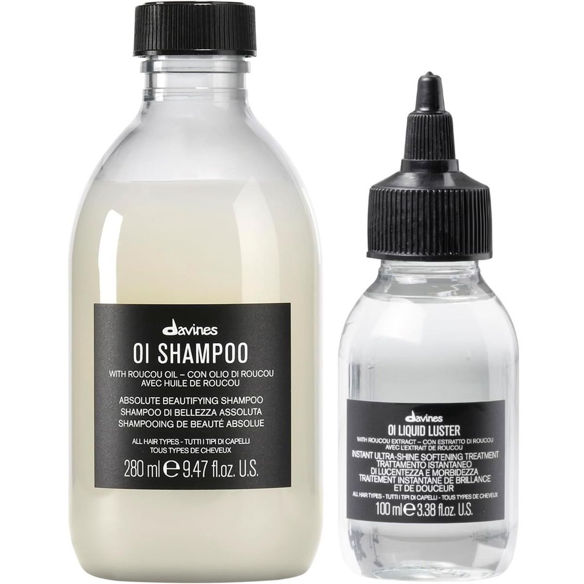 DAVINES - Shampoo Antioxidante 280ml + Liquid Luster 100ml Davines OI