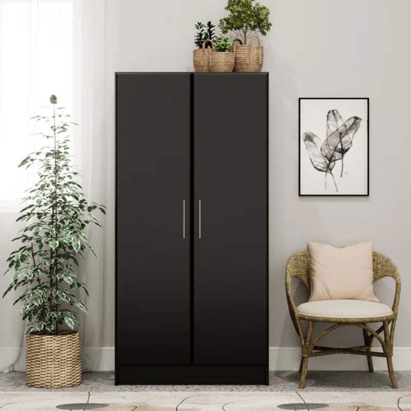 GENERICO - Ropero Moderno Cretia Negro R&R MUEBLES