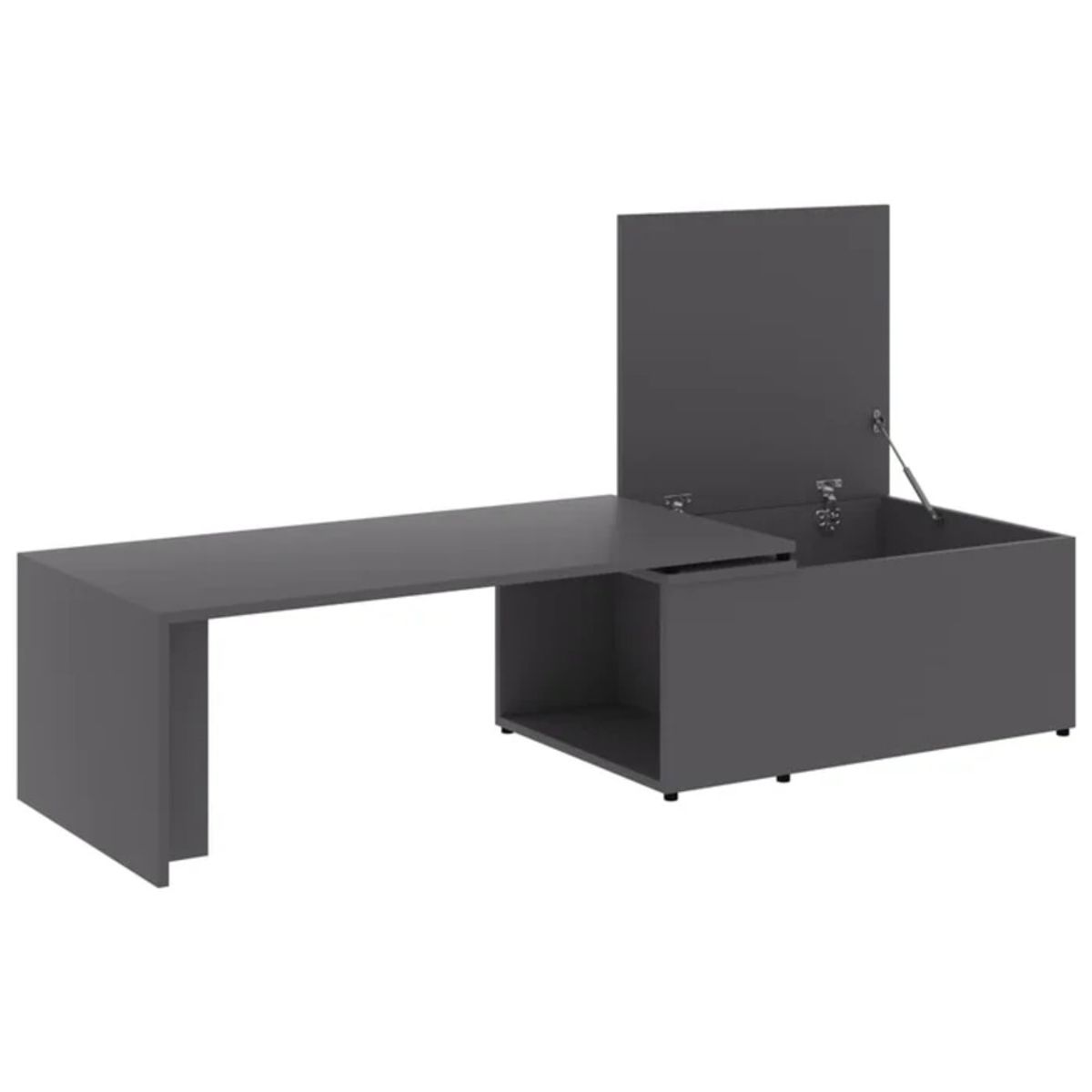 TU MESITA - Mesa de Centro Expandible Lucero Color Negro TU MESITA